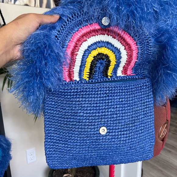 Crochet sling bag with fringes (envelope bag) - Picture 2 of 6